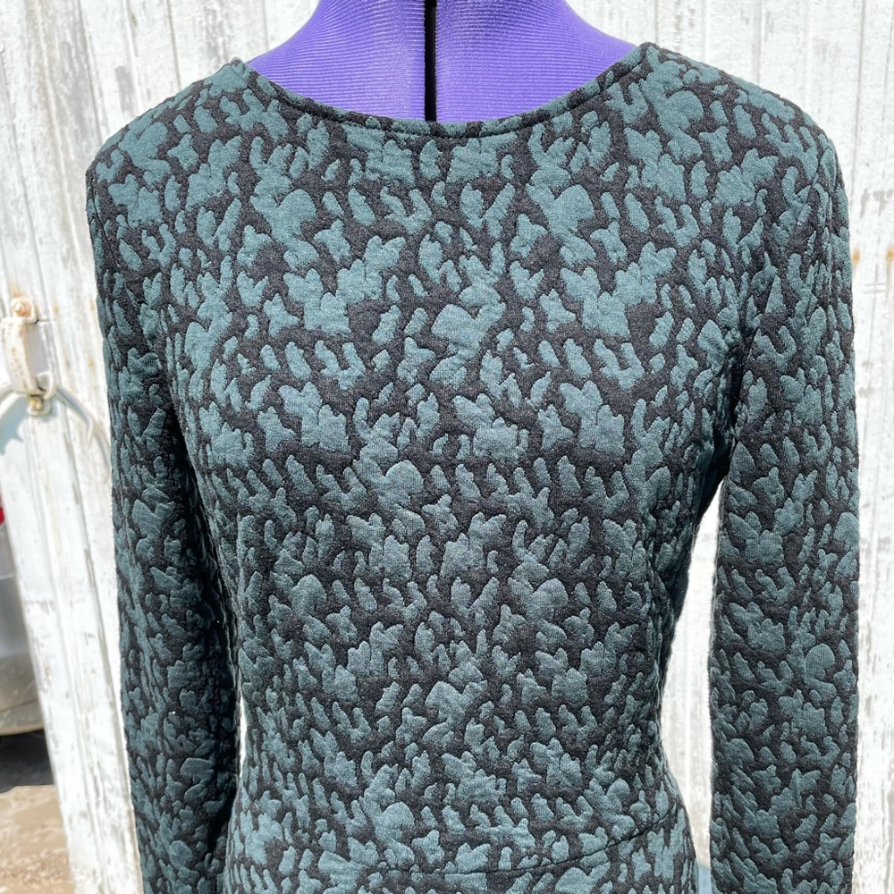 H&M green and black dress